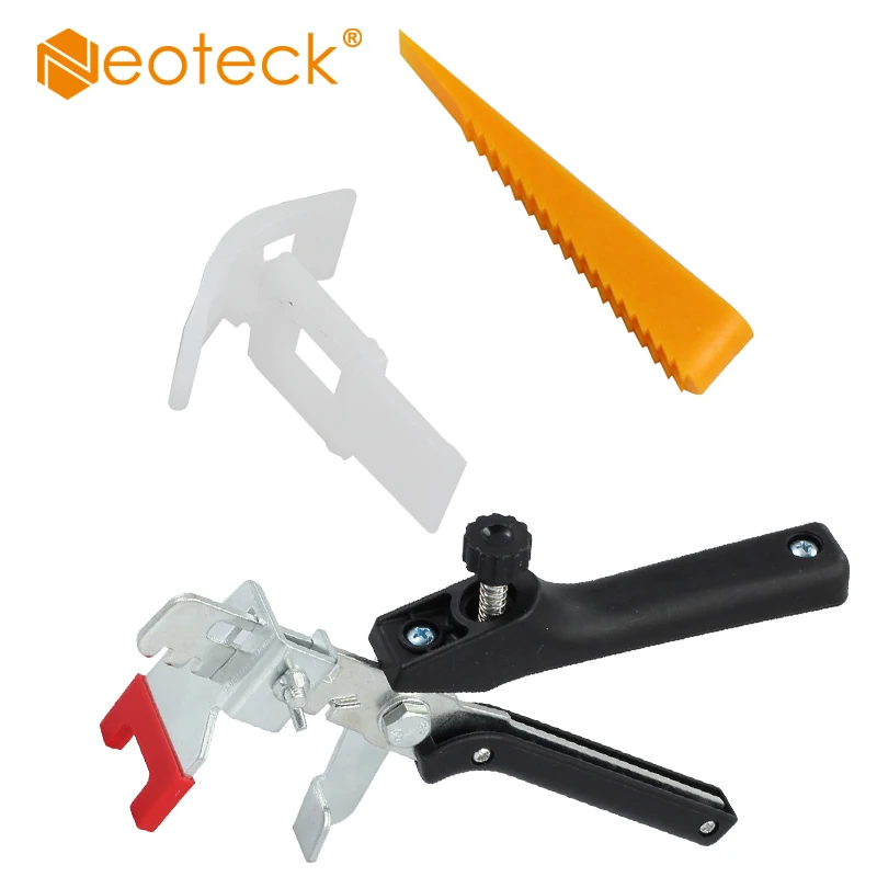 

Neoteck Tile Flooring Wall Leveling Spacer D Type System Pliers Tool Clips Wedges Clips Pliers Tools For tile thickness 8~13 mm