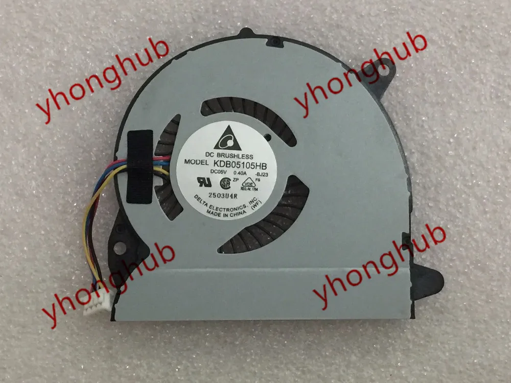 Detla Electronics KDB05105HB BJ23 DC 5V 0.40A U32U X32 U82U вентилятор охлаждения ноутбука | Компьютеры и