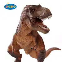 PAPO 2005 Squatting Tyrannosaurus Classic Ancient Creatures Simulation Animal Toy Collection Dinosaur