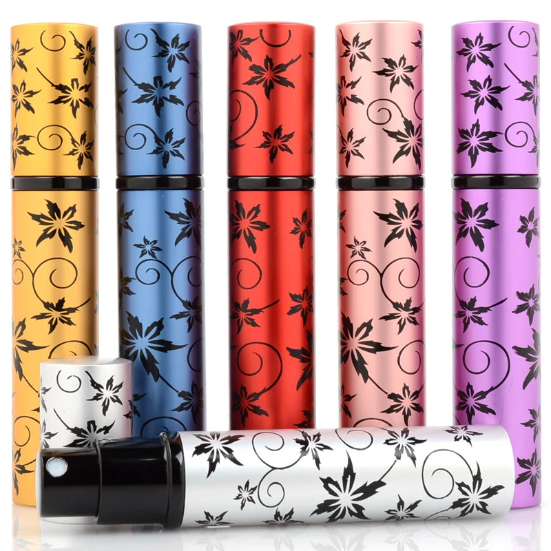 

1pc 8ml Refillable Portable Mini Perfume Bottle&Traveler Aluminum Spray Atomizer Empty Parfum Bottle Free Shipping