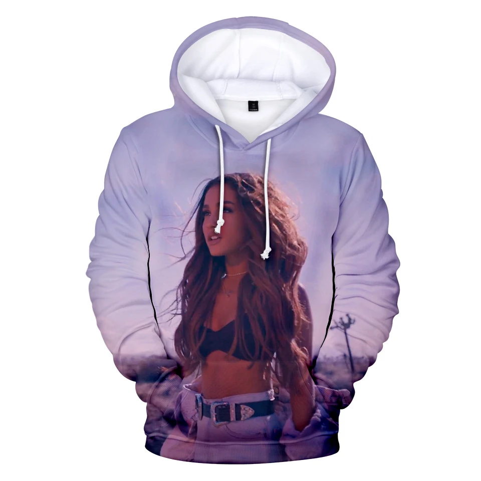 Модные 3D толстовки Ariana Grande Idol повседневные мужские/женские хип хоп знаменитые