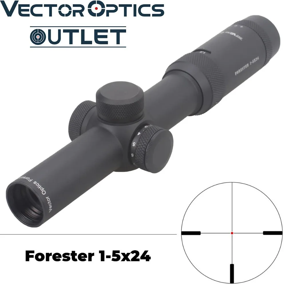 Векторная оптика Forester 1-5x24 охотничий оптический прицел с подсветкой точечная сетка с тонкой рамкой обзора для настоящего оружия протестирована на. 300