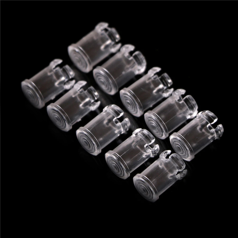 

5mm LED Light Emitting Diode Lampshade Protector Clear 10PCS