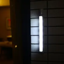 Движения PIR датчик света Светодиод комнатный светильник ночник шкаф со стеклянными дверями светодиодный настенный светильник для Шкаф гардероб, спальня дома MY1