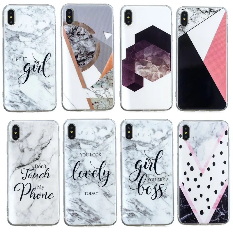 

Luxury Marble Case For Iphone 7 8 Plus XS Max XR 6S 6 Case Cover Silicone TPU For Iphone X 10 SE 5S 5 Fundas Phone Capa