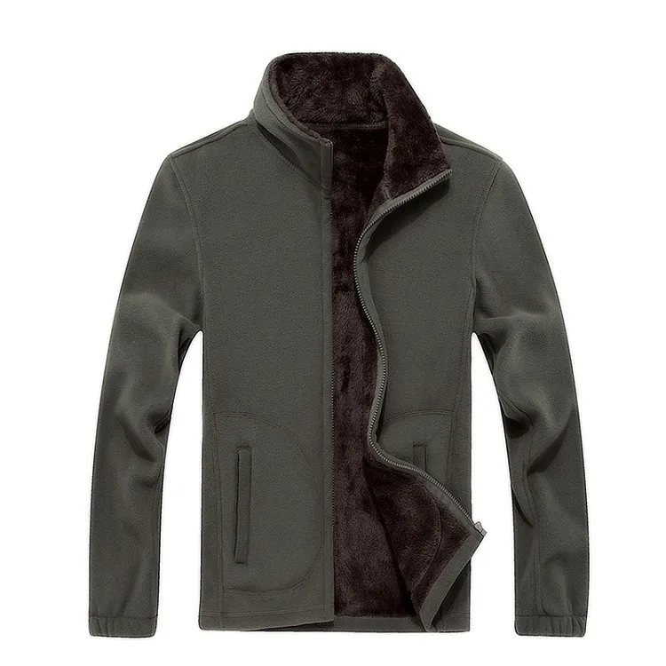 Mountainskin 6XL 8XL Mens Softshell Fleece Casual Jackets Men Warm Sweatshirt Thermal Coats Solid Thickened Brand Clothing SA041
