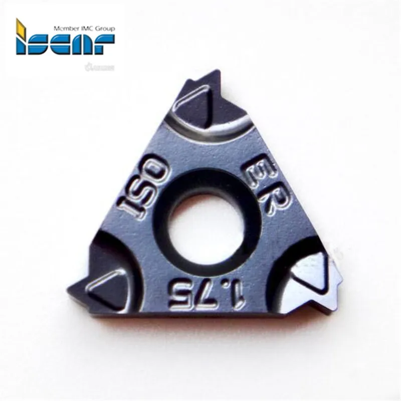 Оригинал iscar 16ER 16ERM 1.00ISO IC908 16 ER 1 00 ISO твердосплавные вставки резьбы токарные