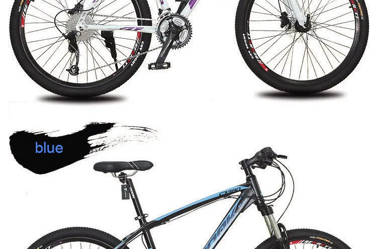 Велосипед для горного велосипеда, 26 дюймов, 27 скоростей, толстый велосипед, алюминиевый сплав, переключение, подходит для горных зон, безопаснее