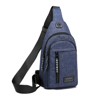 

New Arrival Male Shoulder Bags Chest pack USB Charging Crossbody Bag School Short Trip best Messengers Bags free holograms