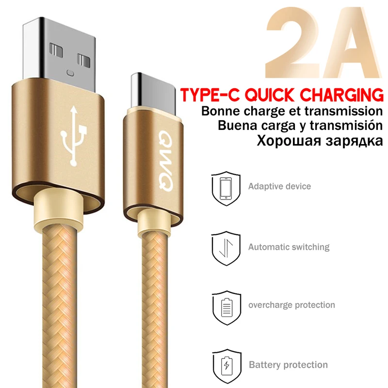 Кабель usb type-C для быстрой зарядки кабель USB type-C для samsung A50 S9 S8 Note 9 8 huawei Xiaomi Redmi Note 7 mi9 USB C шнур для передачи данных