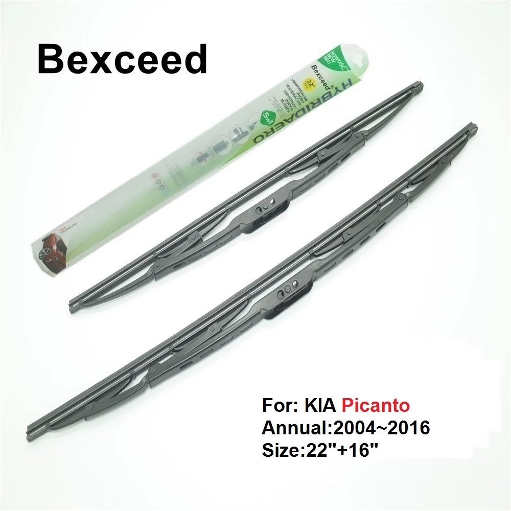 Traditional Wiper Blade For KIA Picanto 22"+16" Bexceed of Car