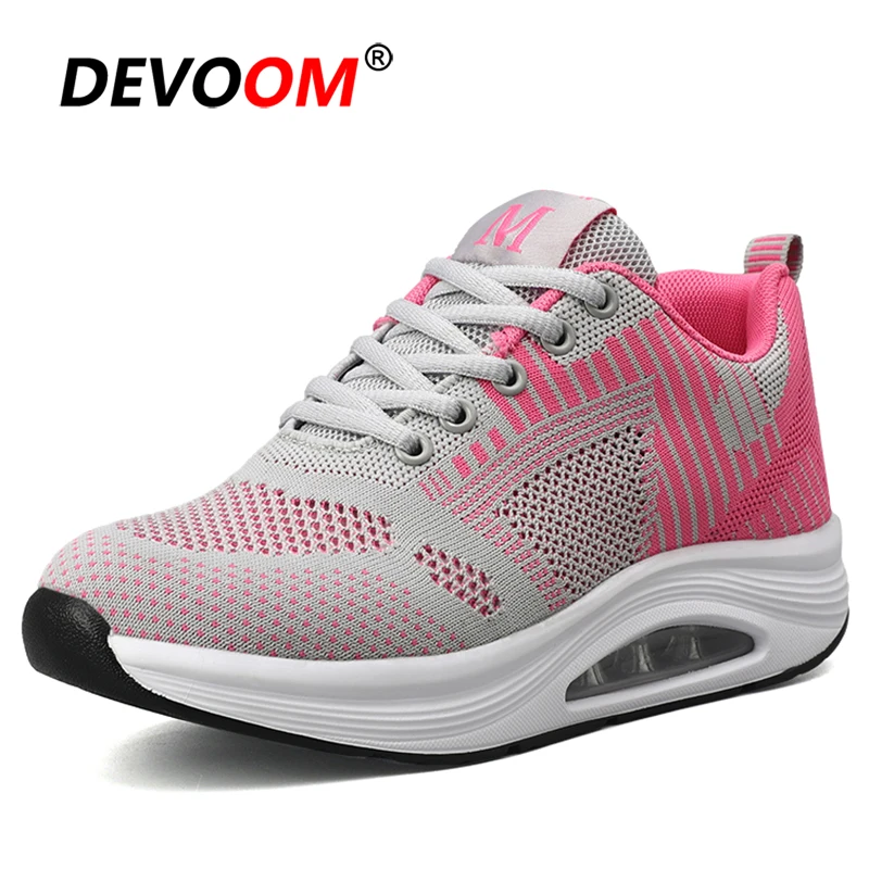 

2019 Women Breathable Platform Swing Wedge Shoes Health Feminino Toning Shoes Slimming Fitness Shoes Zapatillas Deportivas Mujer