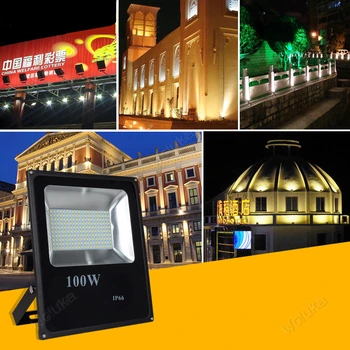 

LED projection lamp 100W 150W 200W 300W Flood lights super bright outdoor waterproof wall advertising sign lamp CD50 W01