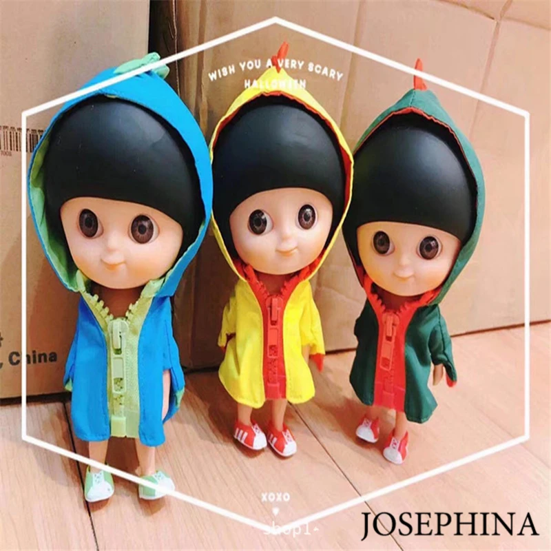 

1 pcs Jimusuhutu Daughter Doll Cute Animal Dragon Jacket Doll Dress Up Girl Doll Toy New Arrival Doll Girl Gift Factory