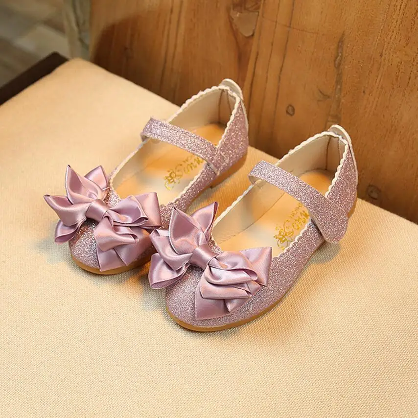 Hot Sale Girls Princess Shoes New Brand Kids Single Shoes for Girl