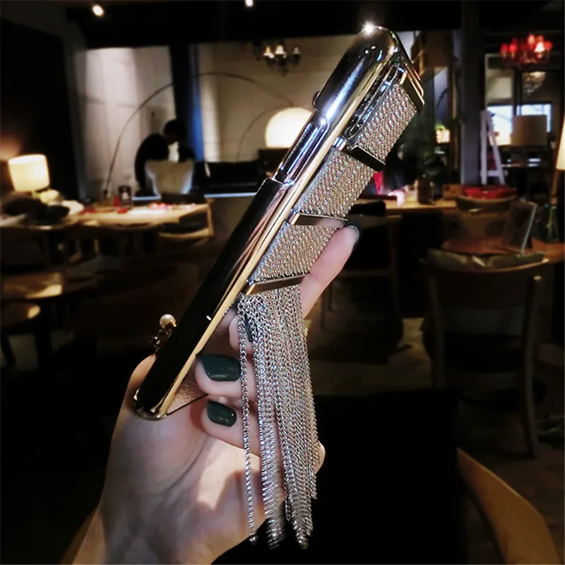 

Metal Woman For Iphone 7 Plus Case Luxury Shockproof Capa For Iphone 8 Case Wallet Magnetic Mobile Phone Bags Cases