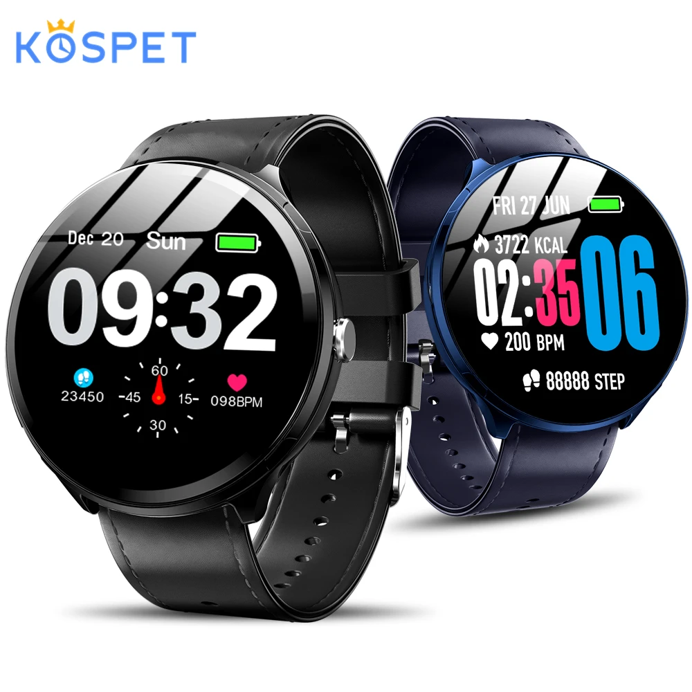 

Kospet V12 1.3 Inch Tempered Glass Screen Smart Watch Waterproof Heart Rate Monitoring Blood Pressure For Men Women smartwatch