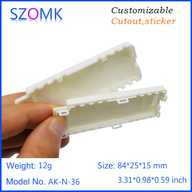 szomk plastic box for electronic project diy small usb enclosure project box plastic housing usb stick flash drive instrument case  (23)