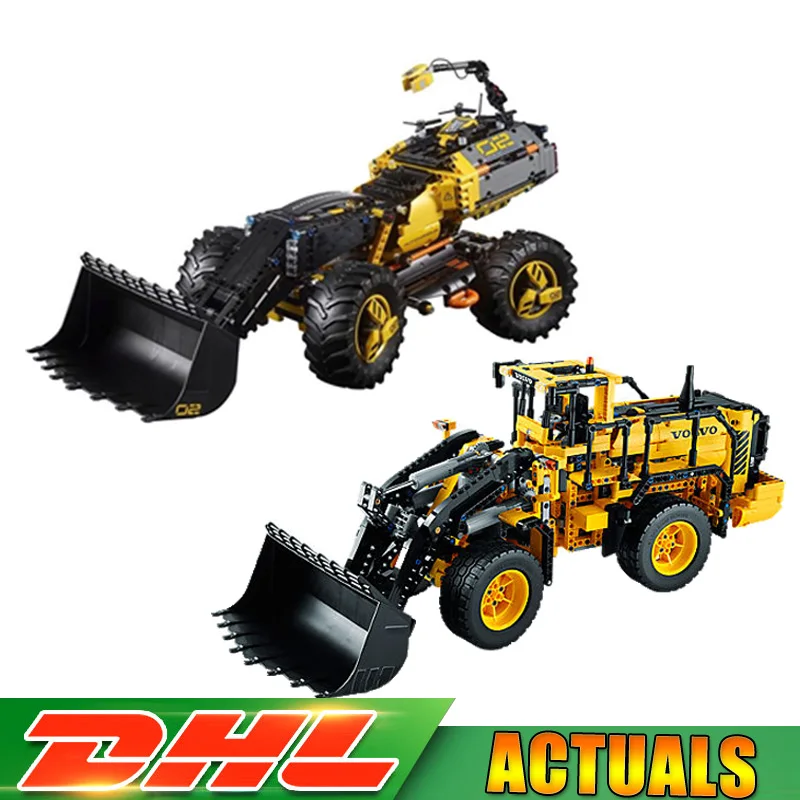 

Lepin Compatible LegoINGlys 42081 42030 20084 Technic The Concept Wheel Loader ZEUX Set 20006 L350F Wheel Loader Blocks Toys