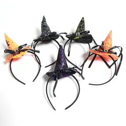 Вечерние Хэллоуин бальное платье вверх реквизит голова пряжка паук летучая мышь ведьма точка шляпа голову обруч toy10