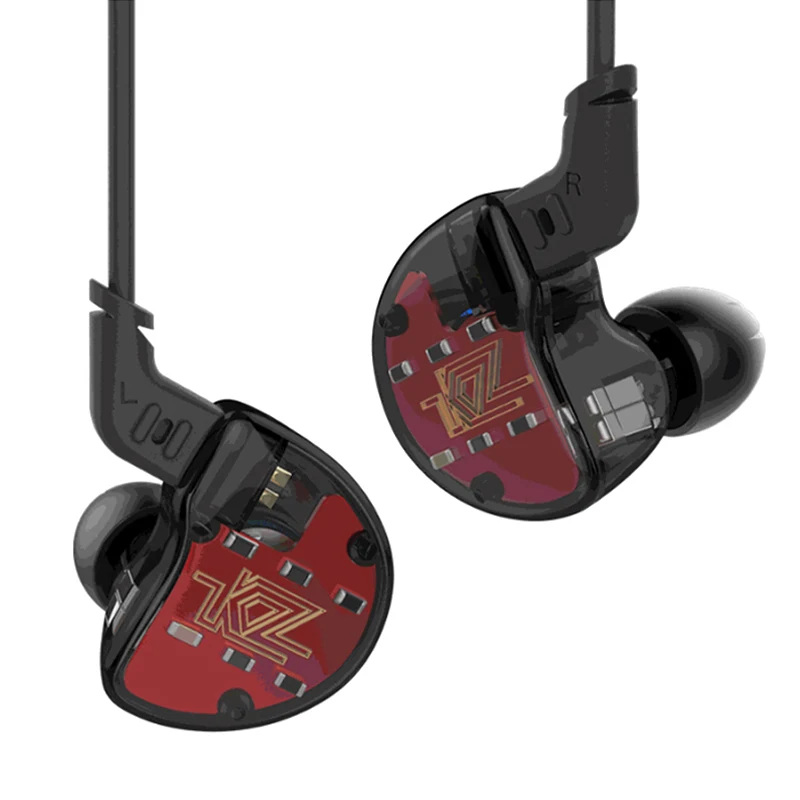 KZ ZS10 наушники вкладыши DD + 4BA гибридных драйверов Audiophile HIFI в ухо монитор IEMs