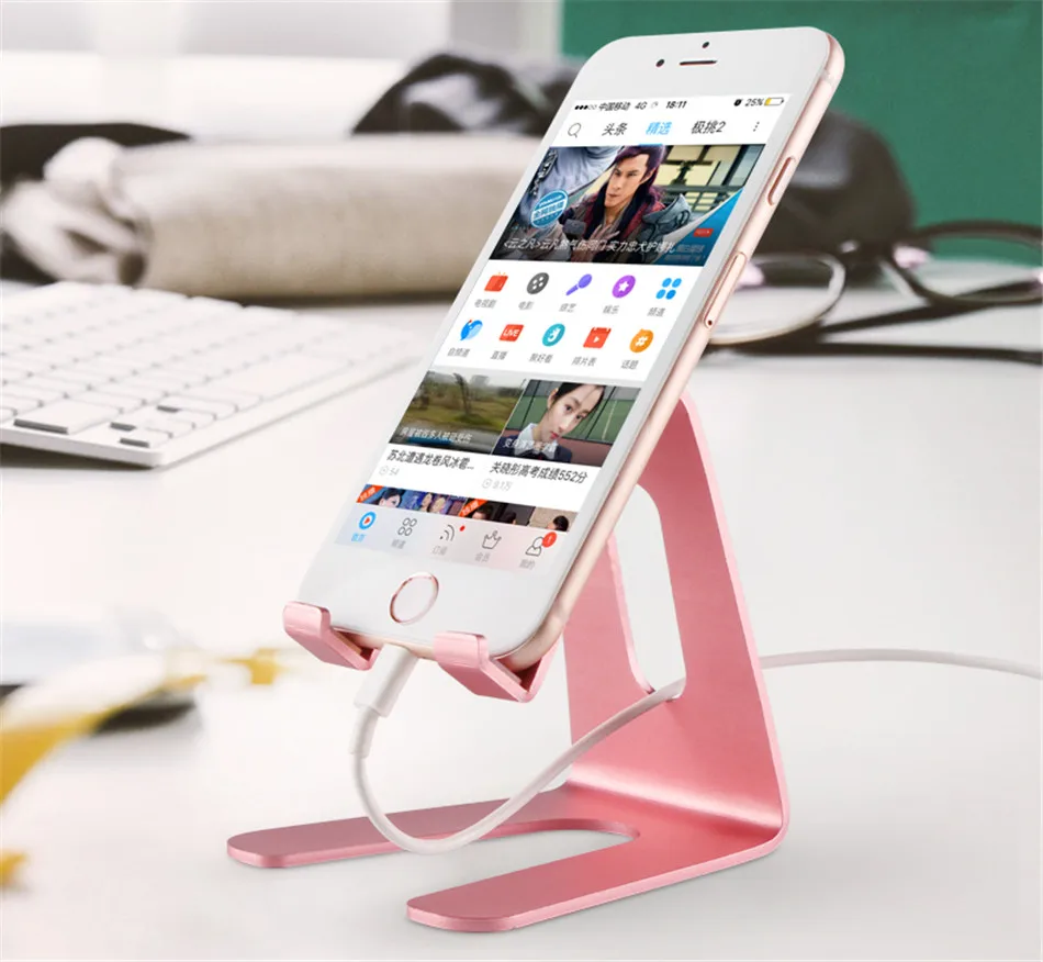 Universal Metal Mobile Phone Stands Holders For iPhone X 7 8 Plus For Samsung S9 Plus For Huawei p20 For Xiaomi Holders Stand  (13)