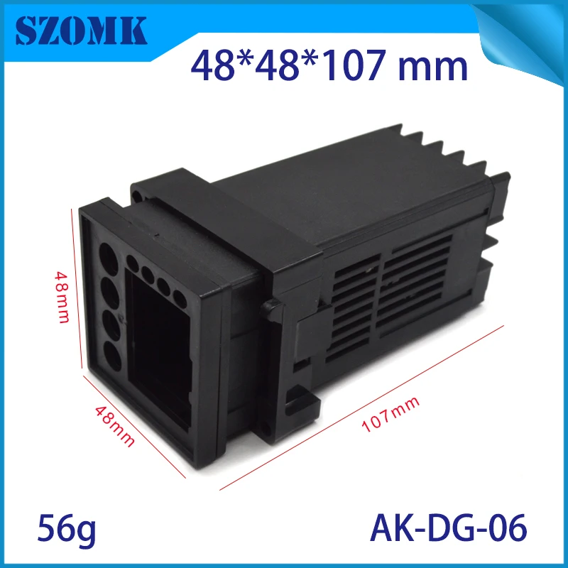 szomk plastic din rail enclosure cabinet PLC plastic box for electronics project instrument case junction box  (1)