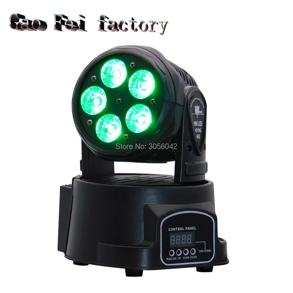 

5x15w LED RGBWA+UV 6in1 Led Moving Head Wash Light for dj