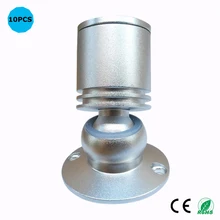 10 шт 1 Вт открытые светодиодный мини-прожектор DC12V епистар чипы для счетчик ювелирные изделия витринный шкаф свет