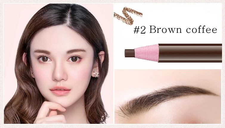 6 стилей карандаш для бровей Professional beauty eye brow pencil Long lasting waterproof brow makers women cosmetic make up tool kit