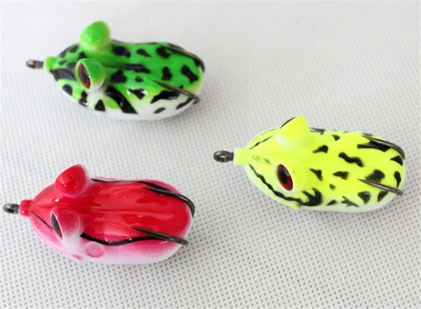 HOT! 3pcs Fishing frog Lure for fishing tackle 6CM/15G Topwater fishing