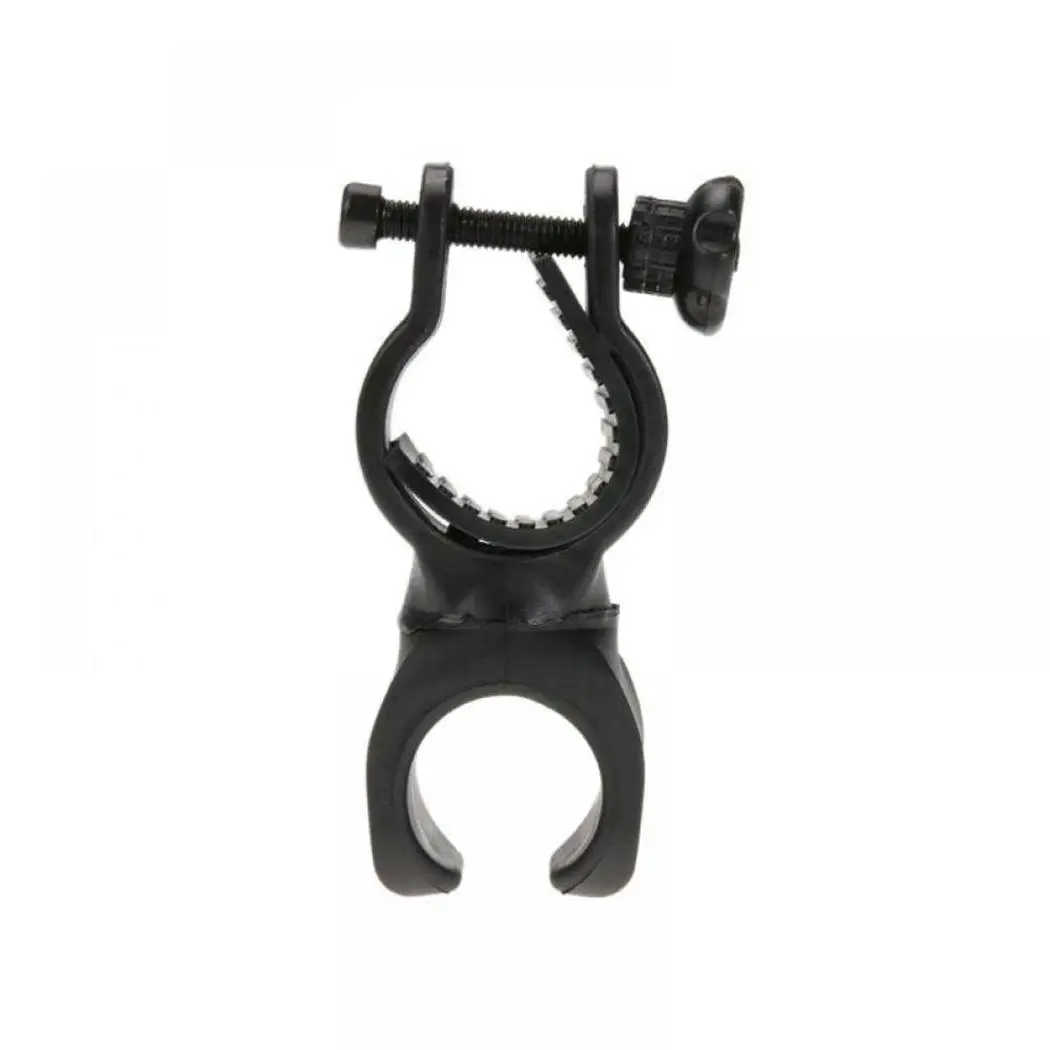 Best Rotation 360 Grip Headlight Bike Clip Flashlight Swivel Torch Head Bicycle NEW Clamp Road Black Mount Bracket Holder Lamp Light 3