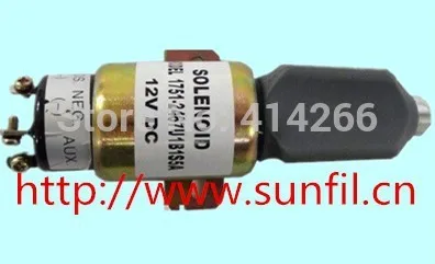 

Fuel shutdown / stop solenoid valve SA-4259-24 1751-24A6U1B1S5 (2 terminals) 3A,24V