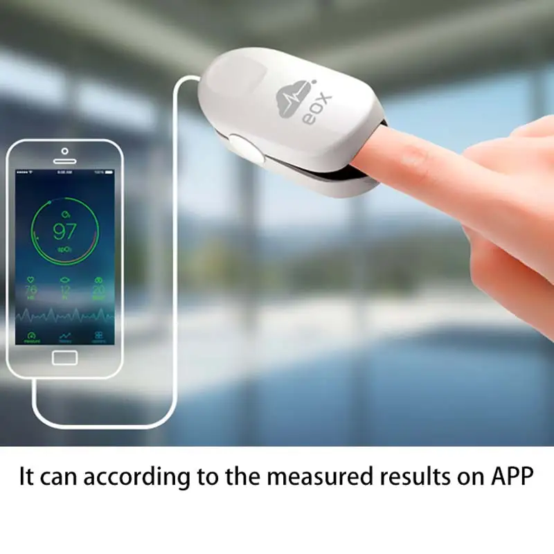 OLED Fingertip Pulse Oximeter Finger Oximetro pulso Blood Oxygen SpO2 Saturation Monitor IOS Andriod APP Health Care CCP010 OLED Fingertip Pulse Oximeter Finger Oximetro pulso Blood Oxygen SpO2 Saturation Monitor IOS Andriod APP Health Care CCP010