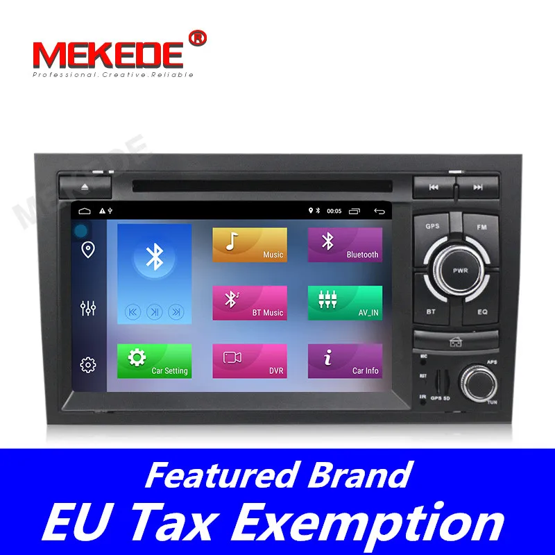

8 cores 2GB+32GB!android9.1 Car radio GPS Navigation for Audi A4 S4 RS4 2002 2003 2004 2005 2006 2007 2008 radio IC7708 WiFi BT
