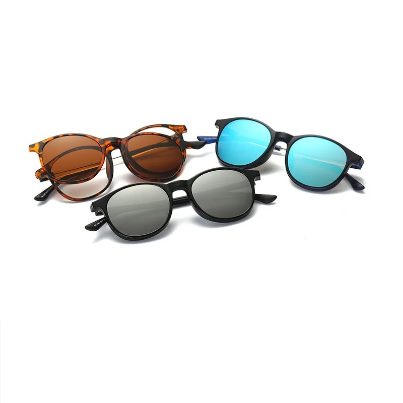 Ширина-137 TR большой магнит рукав зеркальные поляризационные очки близорукость оптический зажим солнцезащитные очки для женщин оправа для очков для мужчин и женщин
