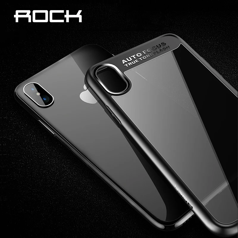ROCK защитный чехол для iPhone X 10 7 8 6 s Plus ультра тонкий Apple iPhoneX TPU + PC телефона |