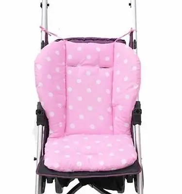Толстая цветная подушка для детской коляски, подушка для коляски, хлопковый коврик, 4 цвета