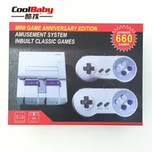 10 шт. AV-USB Интерфейс двойной геймпад управления Ретро Семья классический Портативный игры игроки встроенный 660 игр мини ТВ игровая консоль