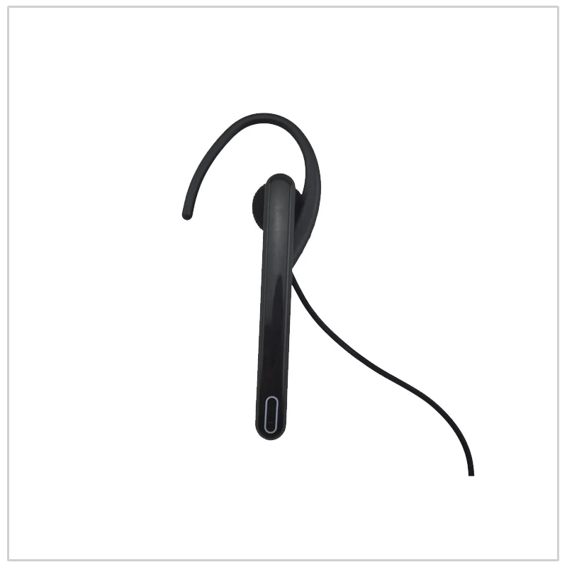 One Wired Radio Earpiece G loop Boom mic Ear Bar Mic PTT Headset for