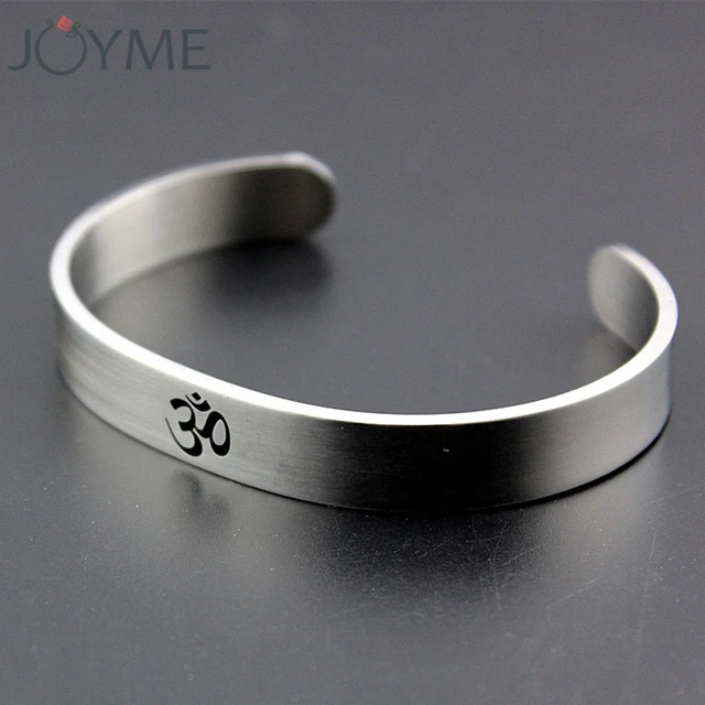 Om bracelet for men made by sterling silver – chapnchic.com