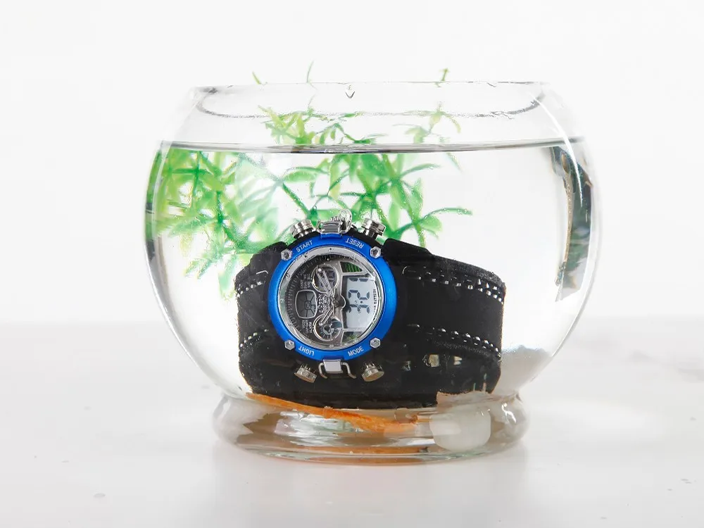 Оригинальные OHSEN Цифровые кварцевые мужские спортивные наручные часы силиконовый ремешок 30 м водонепроницаемые серебряные Модные Военные мужские часы для мальчиков