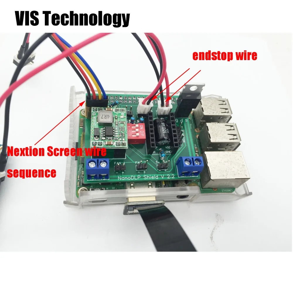 1 компл. Хорошо пайки Nanodlp щит V2.2 доска с A4988 или DRV8825 для SLA нано принтер Thingiverse TOS