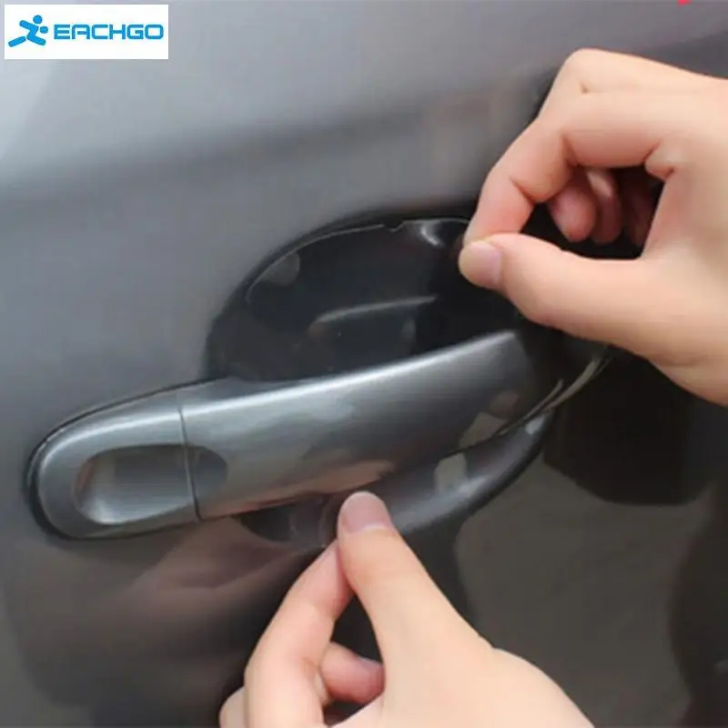

8 Pcs/Lot Car Handle Protection Film Car Door Handle Scratch Car Stickers Protective Sticker Car Accessories