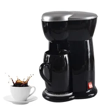 Лидер продаж Американский капельная кофемашина одной чашки бытовой небольшой мини Кофеварка Электрический