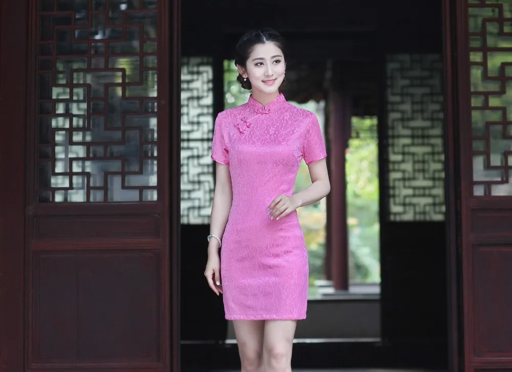 Шанхай история смесь хлопка платье Ципао женские китайское традиционное платье Qipao Oriental кружевное платье Лидер продаж 5 видов 2521