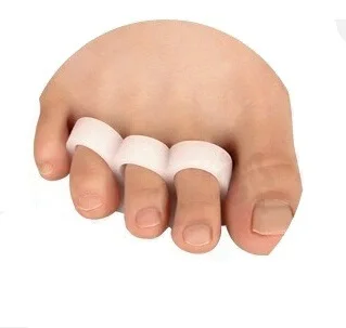 

2pcs=1pair Feet Care Tools Hallux valgus orthotics each toe outer thigh bone orthotics open toes Toe separator deformity