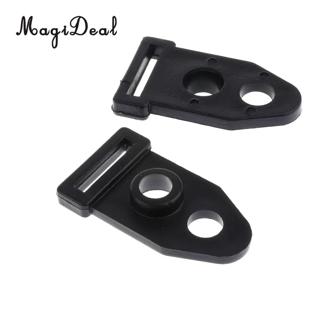 MagiDeal 10pcs Tent Clip Camping Tent Feet Clamp Accessories for Outdoor Black 4cm