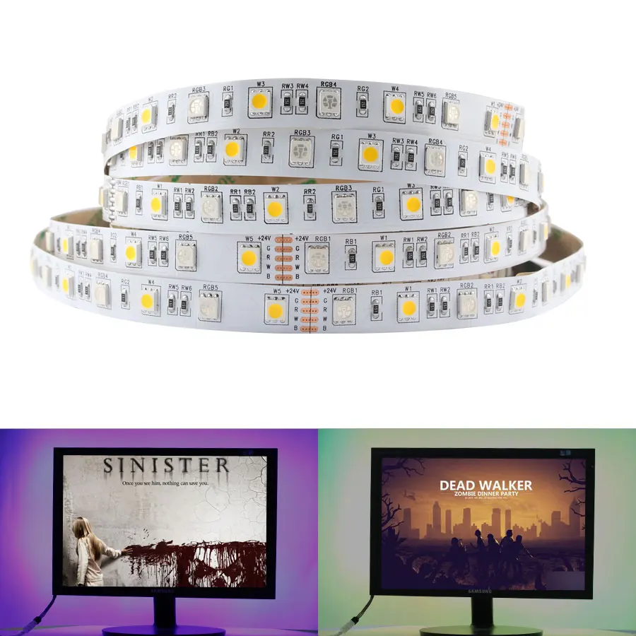 

Lighting lamp LED Strip light 12V RGB Flexible SMD 5050 300led 5M LED Strip Waterproof RGBW RGBWW Ledstrip Tape room decoration