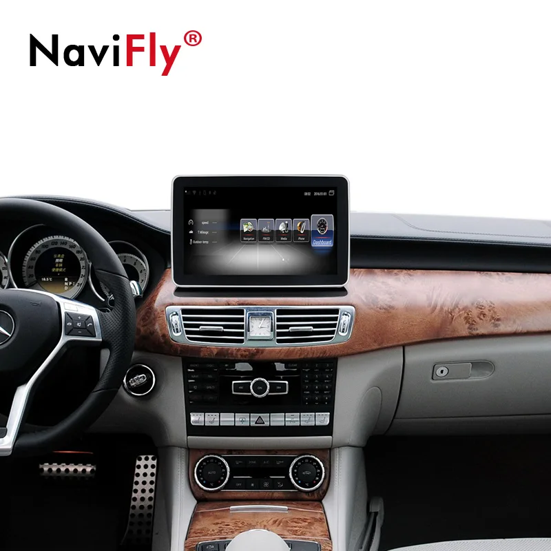 Excellent NaviFly 9 inch 4G LTE 3GB+32GB Android 7.1 car gps multimedia player for Mercedes Benz CLS W218 2011-2013 NTG 4.0/NTB 4.5 3